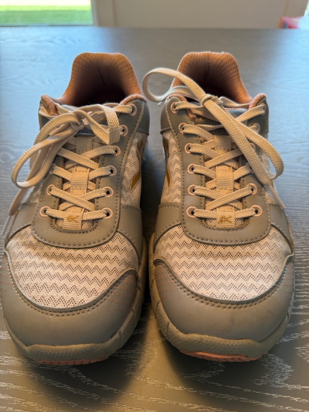 KURU Quantum Athletic Sneakers in Gray and Tan